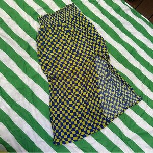 LUCY AND YAK crepe skirt checkered